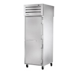 True STR1RPT-1S-1G-HC - Pass-Thru Refrigerator, one-section, (1) solid door front & (1) glass door rear